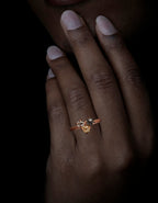 Autumn Love Raw Diamond Rose Gold Ring – 2.36 ct.