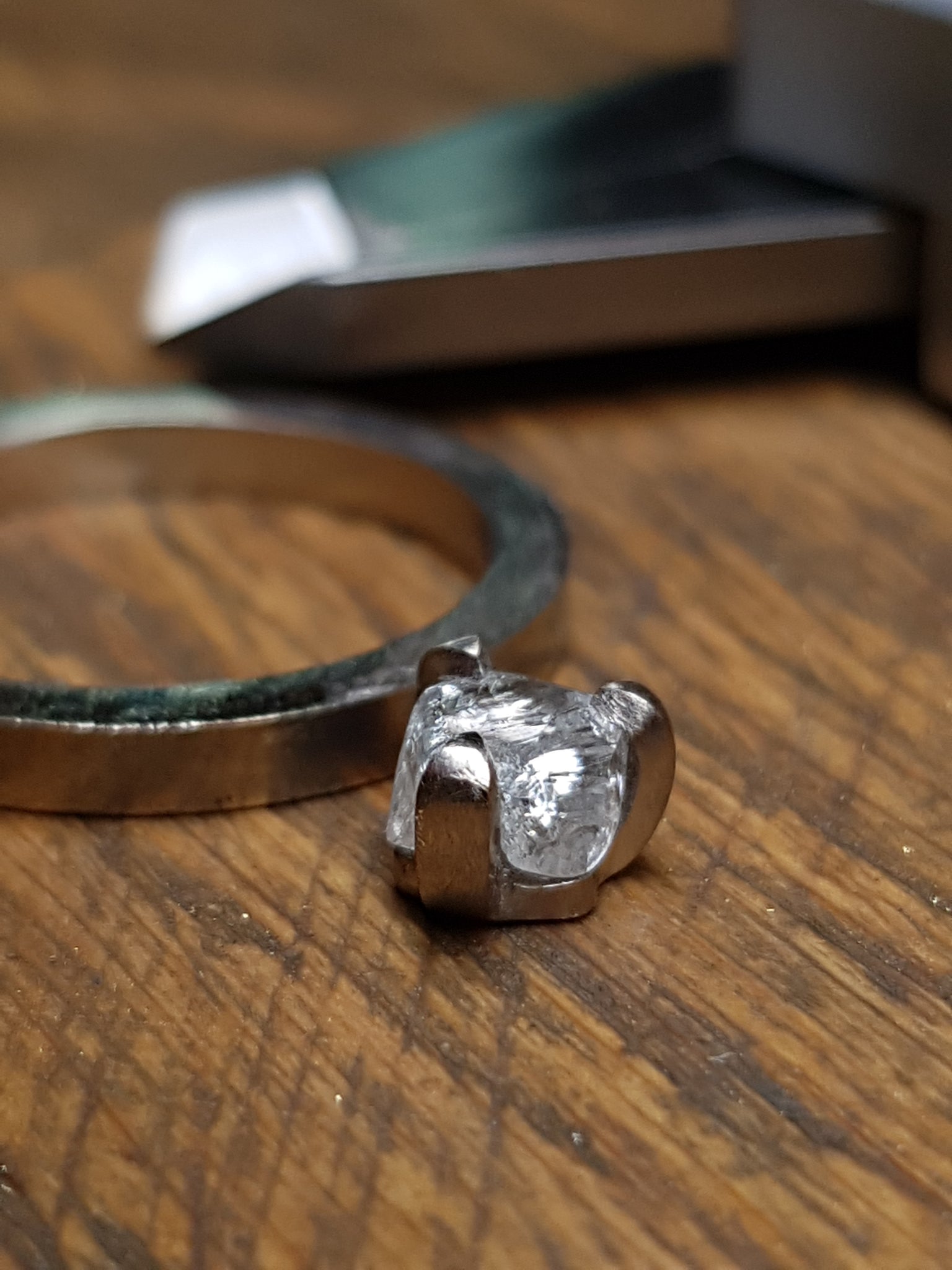 Unique Raw Diamond Ring – 1.04 ct.
