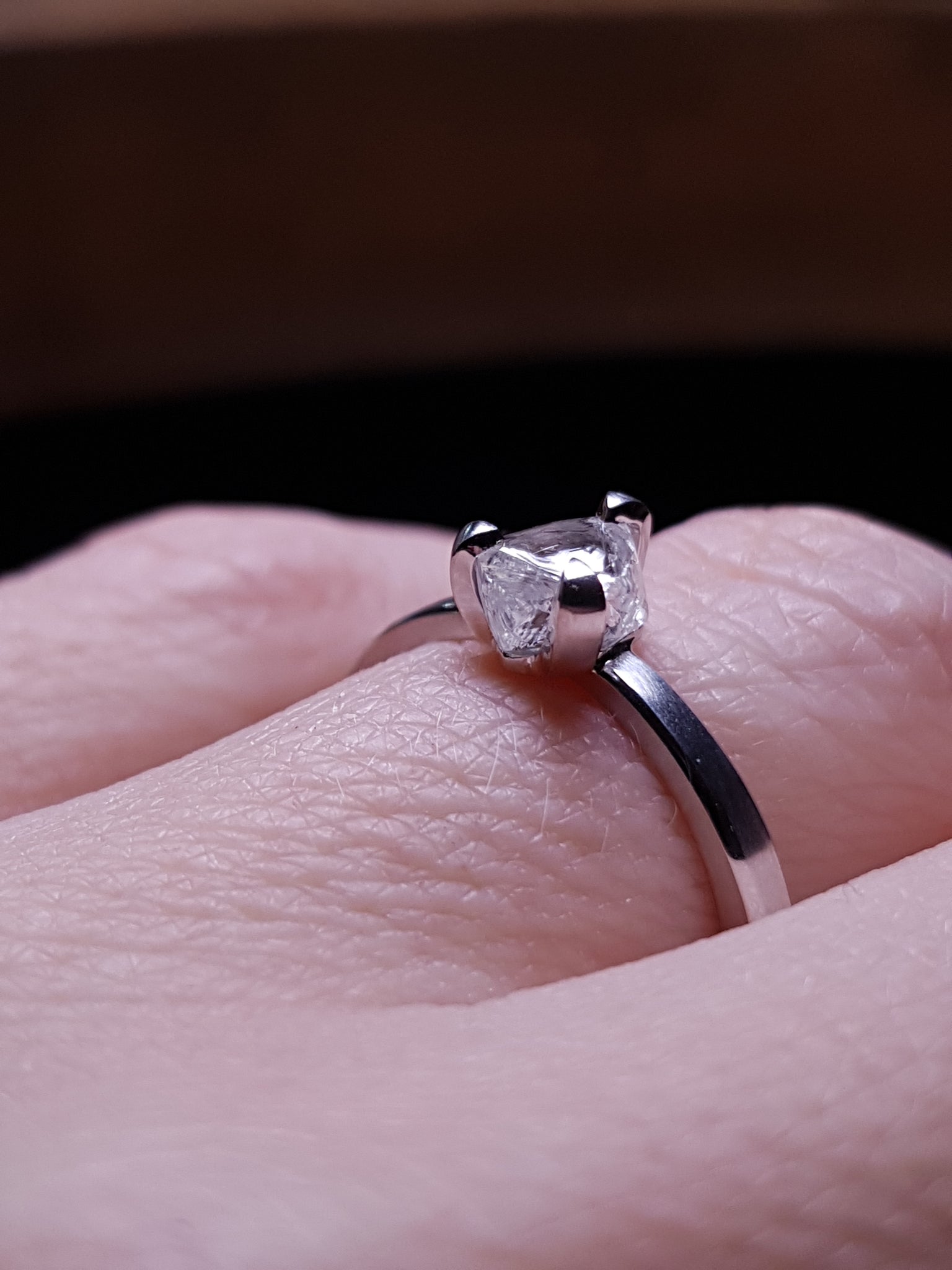 Unique Raw Diamond Ring – 1.04 ct.
