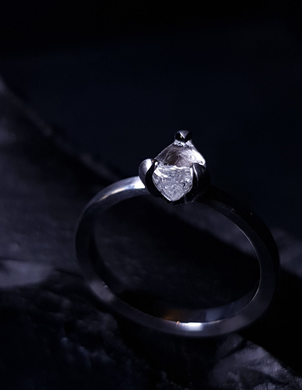 Unique Raw Diamond Ring – 1.04 ct.