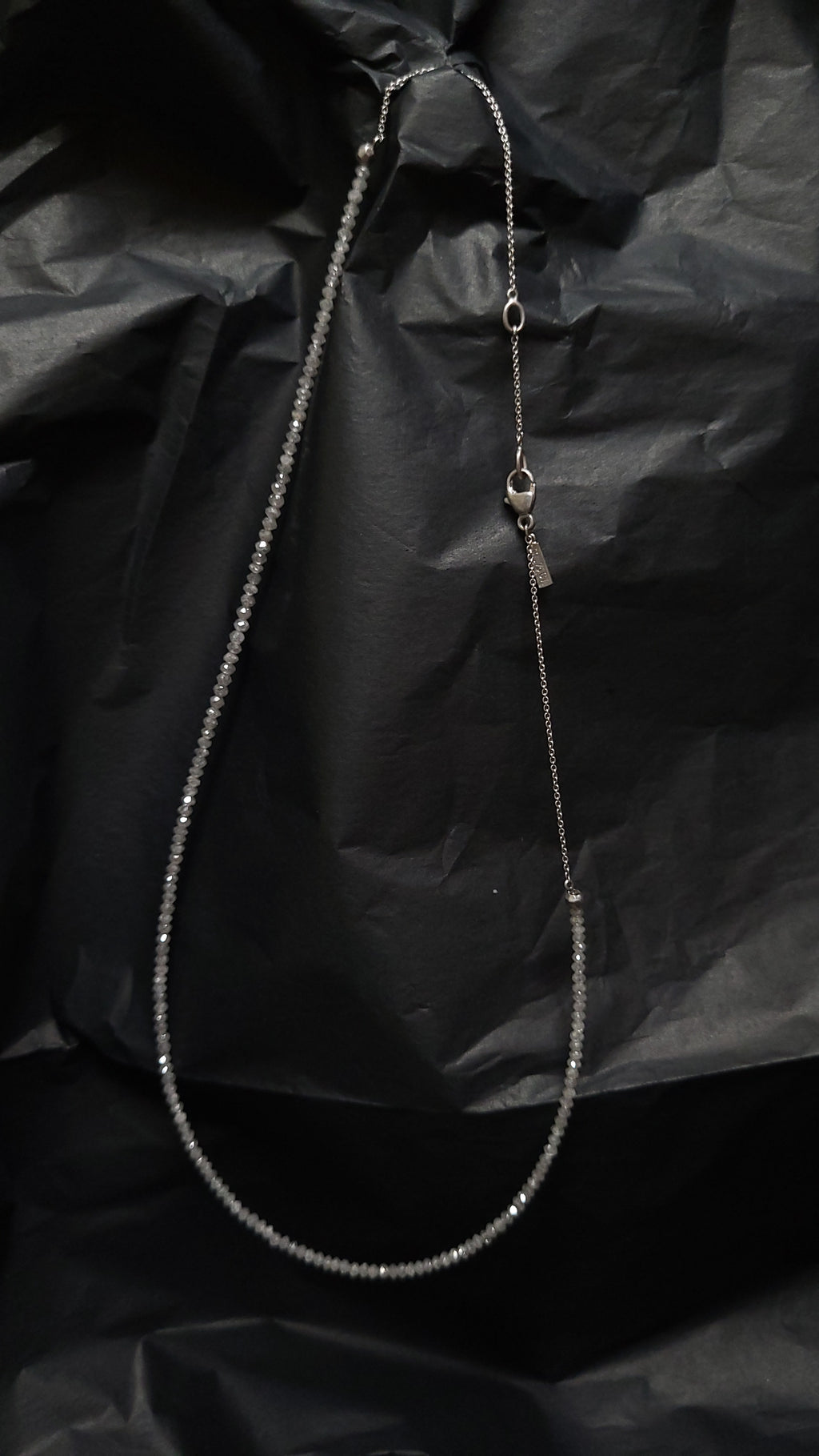 Snow White Diamond Collier - 10.75 ct.