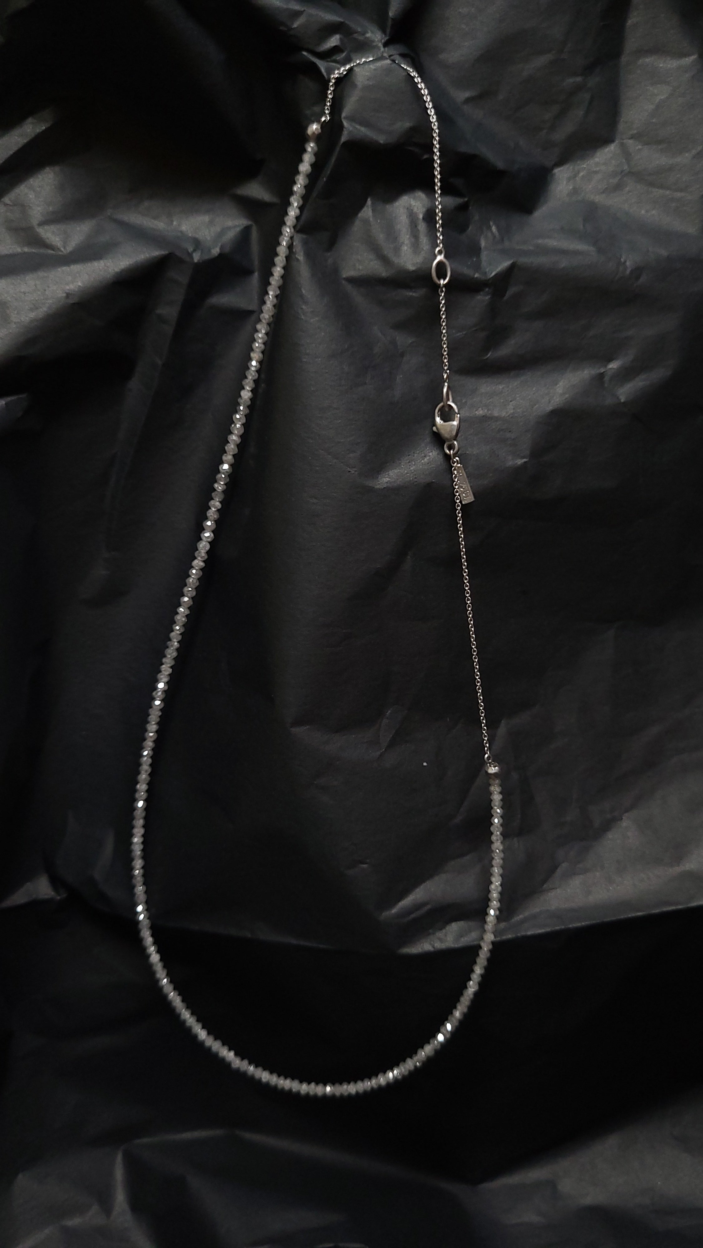 Snow White Diamond Collier - 10.75 ct.