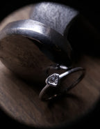 Floating Raw Diamond Ring – 0.24 ct.