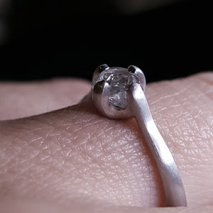 Canadian Raw Diamond Tulip Ring – 0.95 ct.