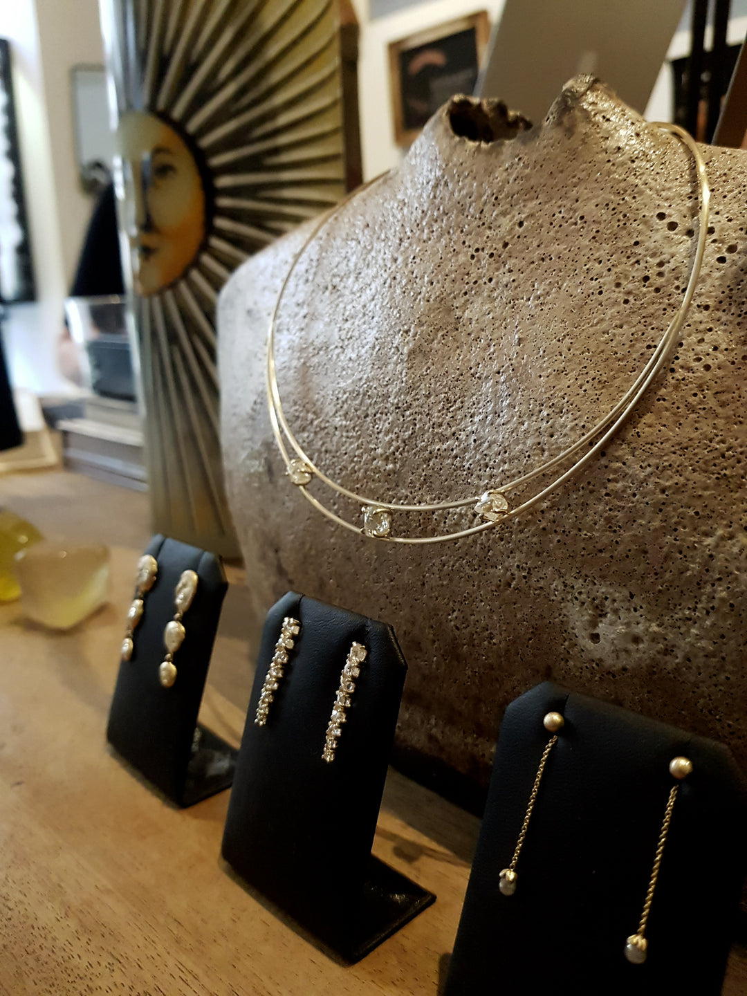 Unique Raw Diamond Gold Chocker  – 5.49 ct.