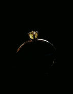 Glossy Gold Raw Diamond Ring - 0.31 ct.