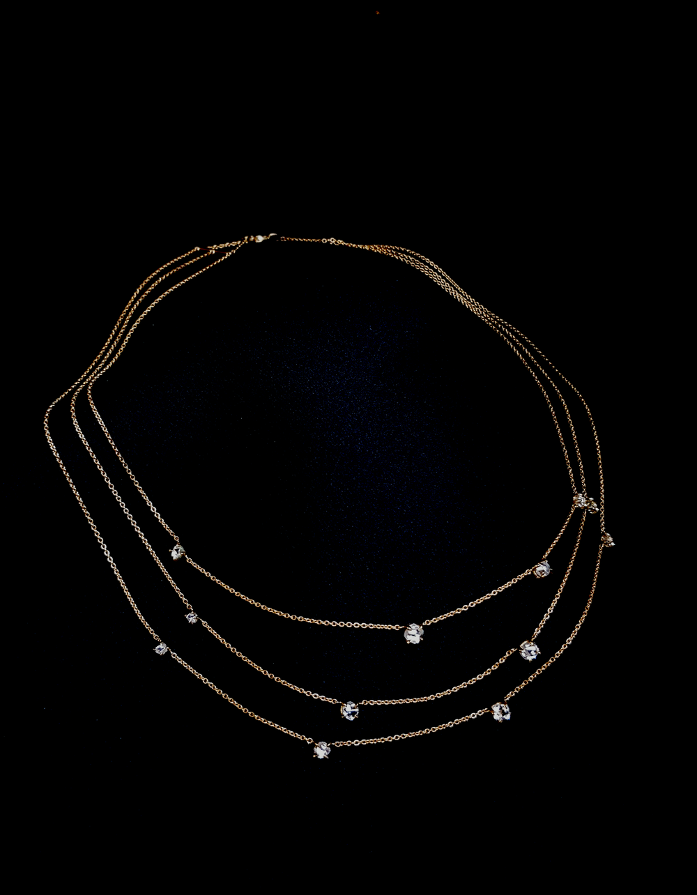 Star Night Rough Diamond Gold Necklace – 3.96 ct.
