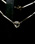 2.60 ct. Raw Diamond Pentagon Necklace