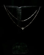 2.60 ct. Raw Diamond Pentagon Necklace