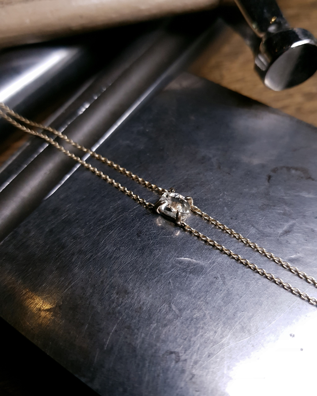 1.33 ct. -  White Diamond in Gold Bracelet Chain