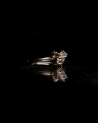 0.60 ct. - Sun, Earth and Light Cluster Gold Ring