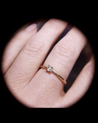 0.22 ct. - Uncut Diamond from Eternity in Timeless Gold Ring