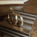 Handcrafted Gold Creoles