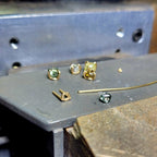 10th Anniversary Rough Diamond Gold Necklace Showpiece – 7.38 ct.