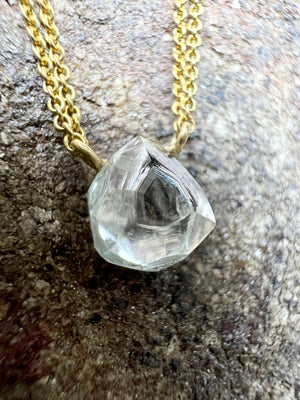 One-Of-A-Kind Raw Diamond Necklace – 1.64 ct.