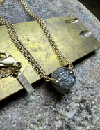Tanzanian Raw Beauty in Gold Necklace – 5.13 ct.