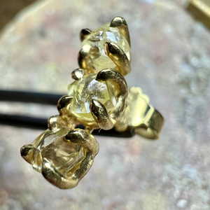 Raw Diamond Crawl Earring – 1.10 ct.