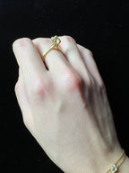 Warm Wild Gold Princess Ring - 1.55 ct.