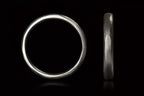 Handcrafted Platinum Wedding Band - 3,5 mm