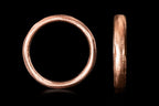 Handmade Rose Gold Wedding Ring - 3,5 mm