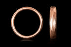 Warm Rose Gold Ring Wedding Band - 4,5 mm