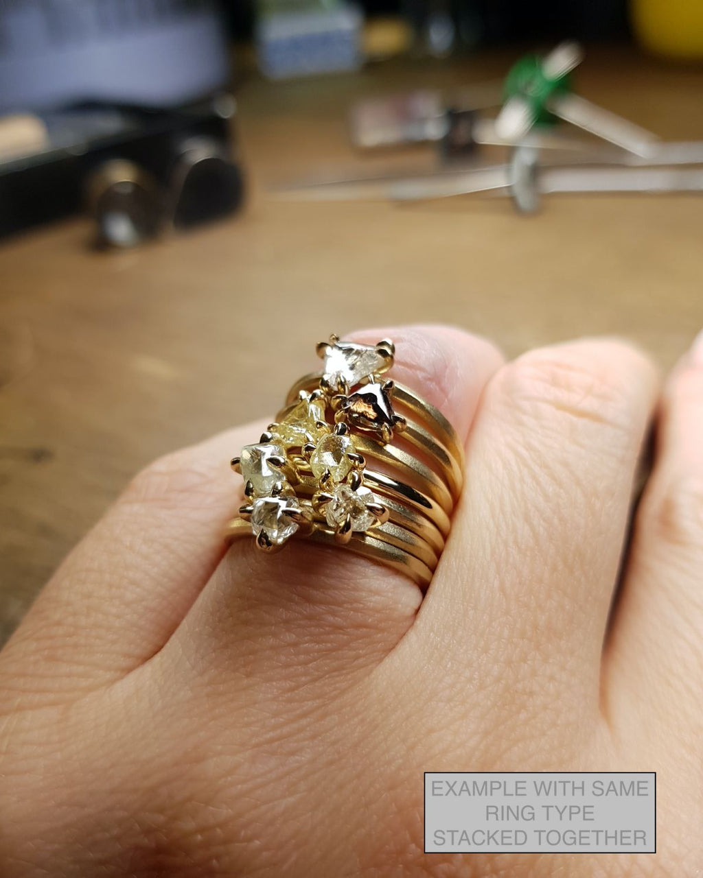 1.01 ct. - Raw Diamond in Timeless Gold Ring