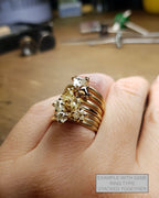 1.01 ct. - Raw Diamond in Timeless Gold Ring