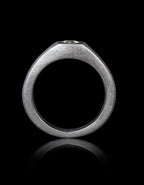 Raw and Understated Signet Ring – 0.20 ct.