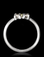 Copenhagen July Rough Diamond White Gold Ring - 0.42 ct.