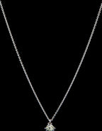 White Gold Necklace With A Storytelling From Angola – 0.80 ct.
