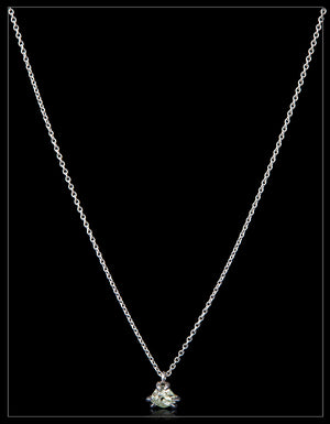 White Gold Necklace With A Storytelling From Angola – 0.80 ct.