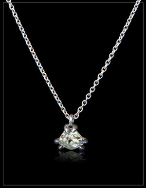 White Gold Necklace With A Storytelling From Angola – 0.80 ct.