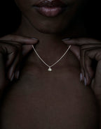 White Gold Necklace With A Storytelling From Angola – 0.80 ct.