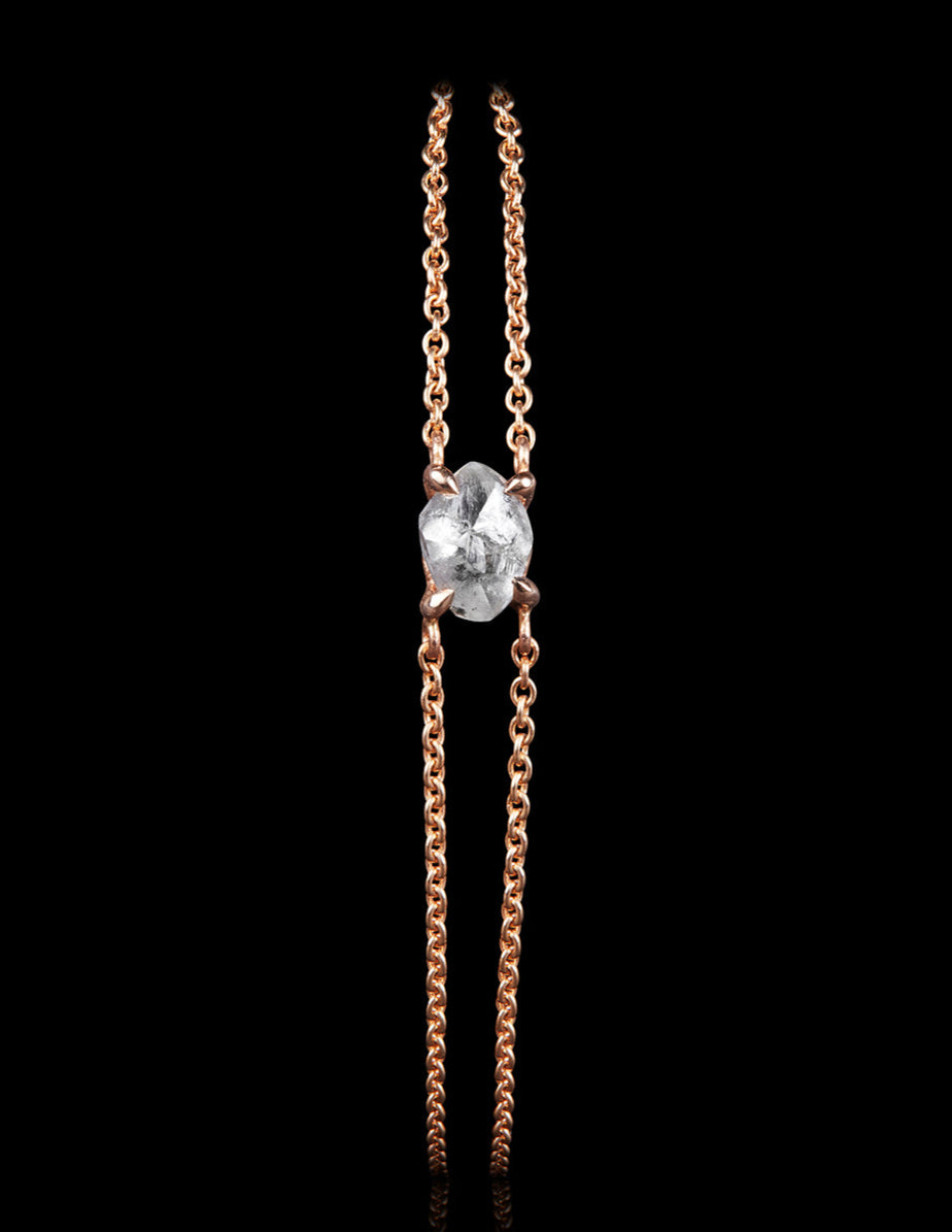 Natural Rock in Warm Rose Gold