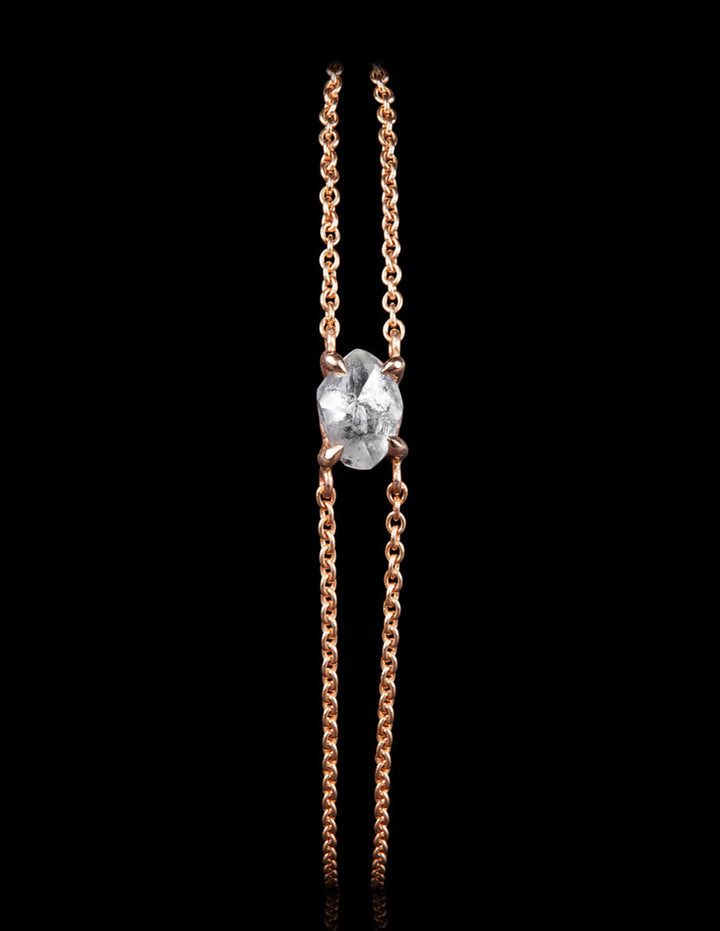 Natural Rock in Warm Rose Gold