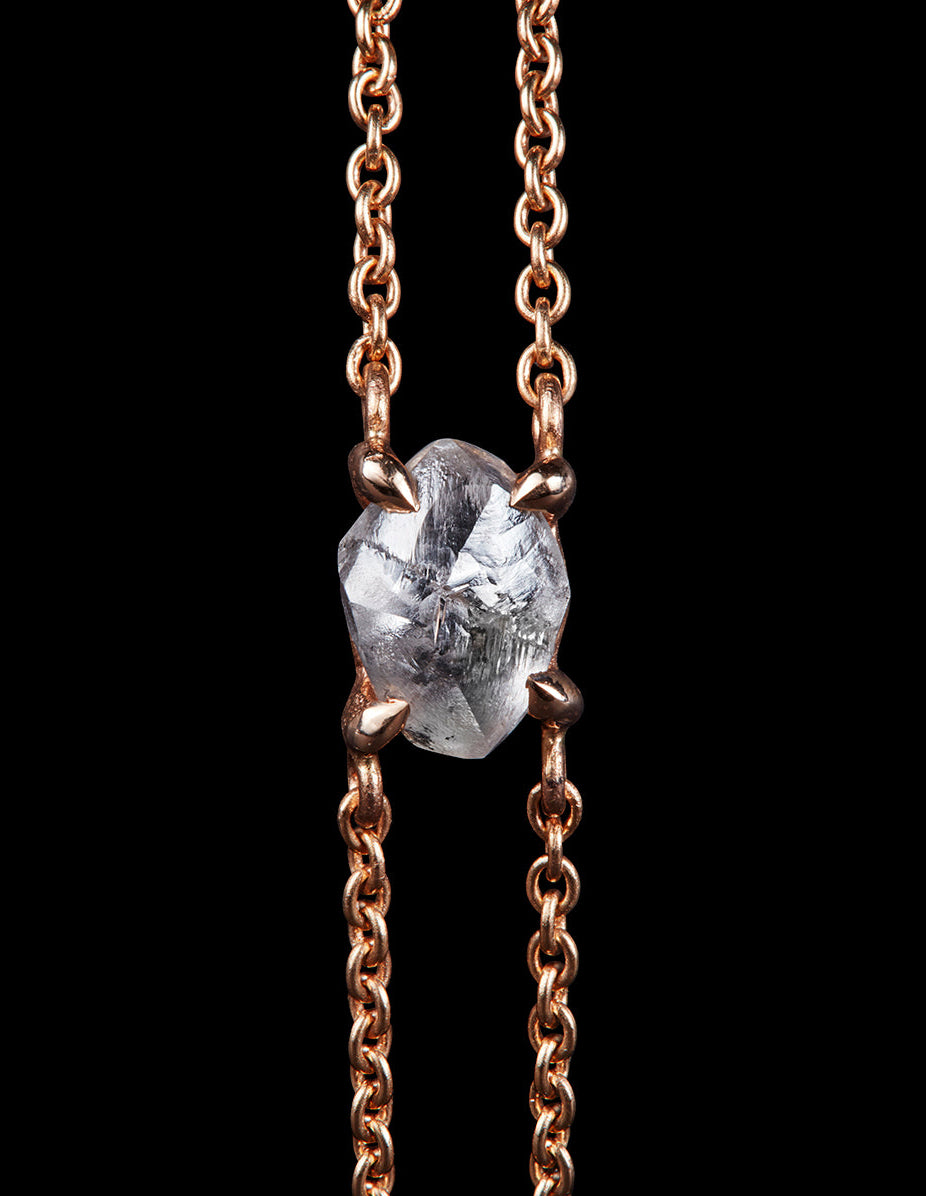 <tc>Naturlig Rock i Varm Rosaguld 0.94 ct.</tc>