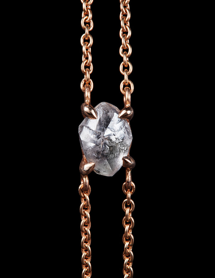 <tc>Naturlig Rock i Varm Rosaguld 0.94 ct.</tc>