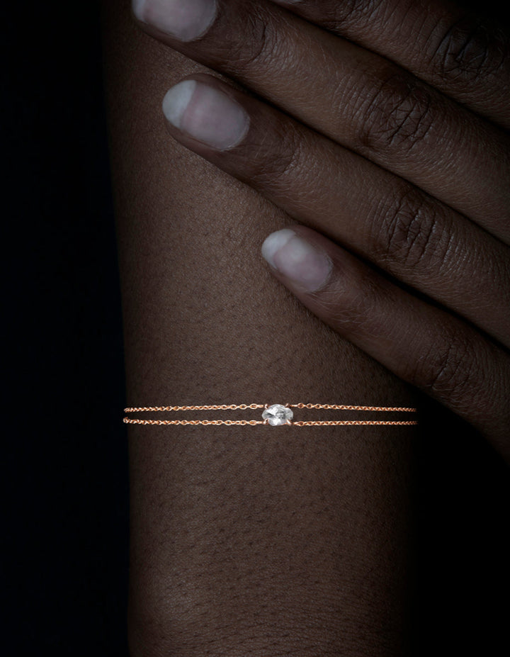 <tc>Naturlig Rock i Varm Rosaguld 0.94 ct.</tc>