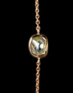 Raw Diamond from Guinea in Gold Chain Bracelet – 0.96 ct.