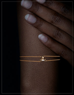 Feminine Gold Chain Bracelet – 1.00 ct.