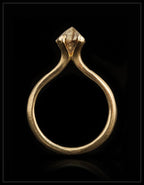 Warm Wild Gold Princess Ring - 1.55 ct.