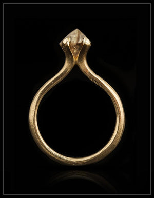 Warm Wild Gold Princess Ring - <strong>1.55 ct.</strong>