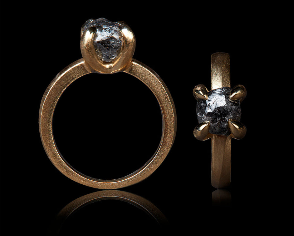 2.85 ct. - Sydafrikansk Rock i Guldring