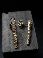 Raw Diamonds Icicle Gold Earrings – 2.48 ct.