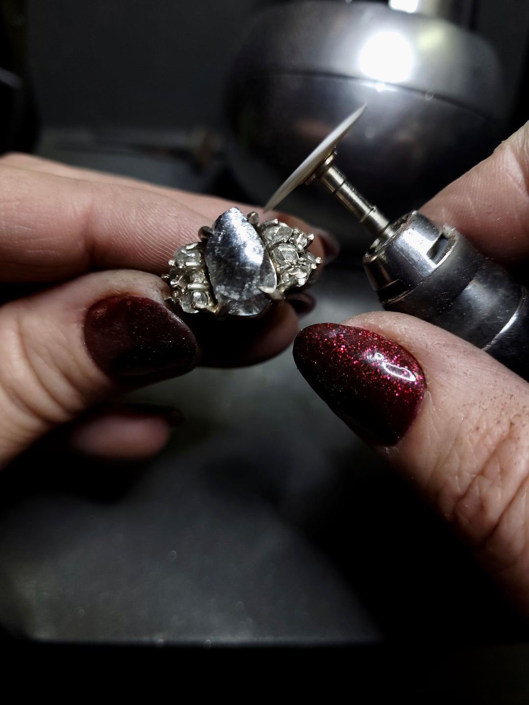 Raw Diamond Antique Cocktail Ring – 8.29 ct.