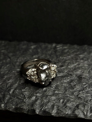 Raw Diamond Antique Cocktail Ring – 8.29 ct.