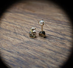 Yellow Stars Raw Diamond Earrings – 0.86 ct.