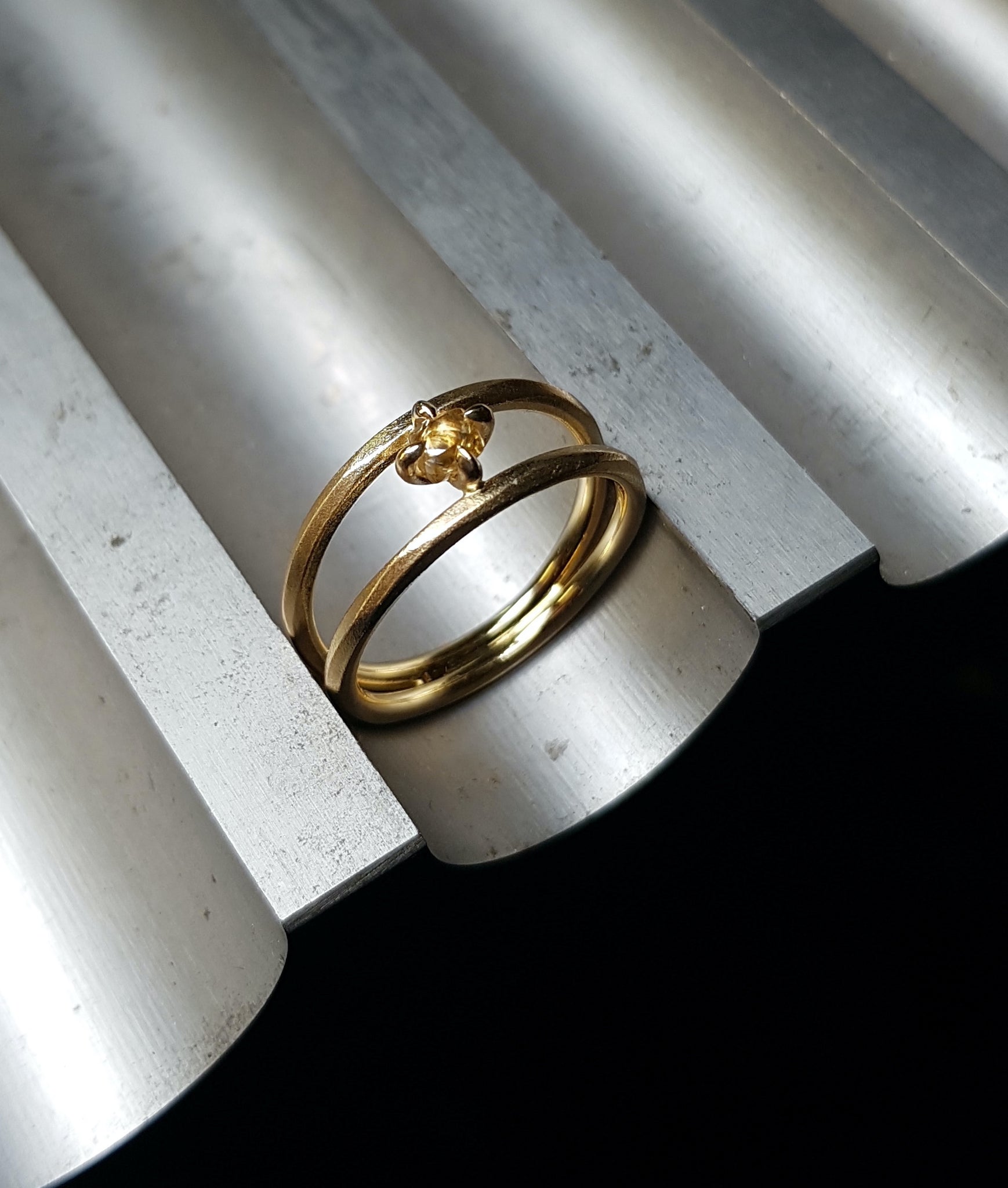 Sunrise in South Africa Gold Ring – 0.29 ct.