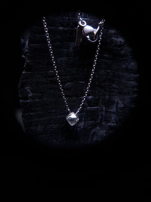Floating Octahedron Diamond Necklace – 0.74 ct.