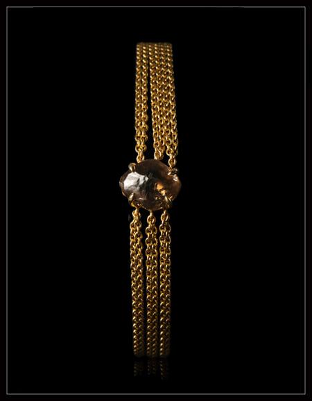 Big Chunky Brown Diamond Bracelet - <strong>3.67 ct.</strong>